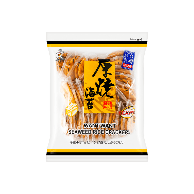 旺旺厚燒海苔米餅 - 450g