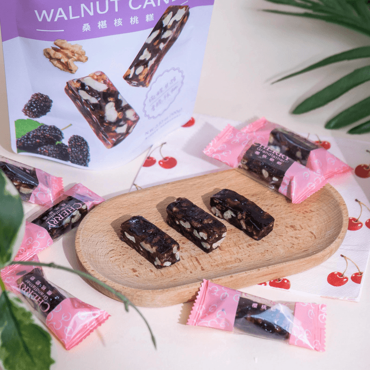 Cherry Grandfather Mulberry Walnut Candy - 100g