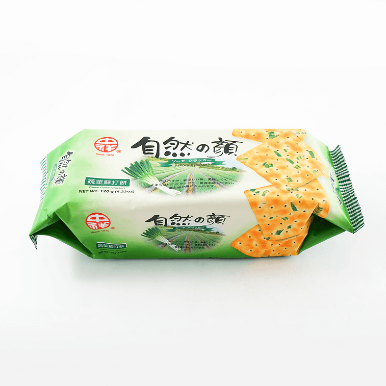 Natural Series Green Onion Crackers - 120g