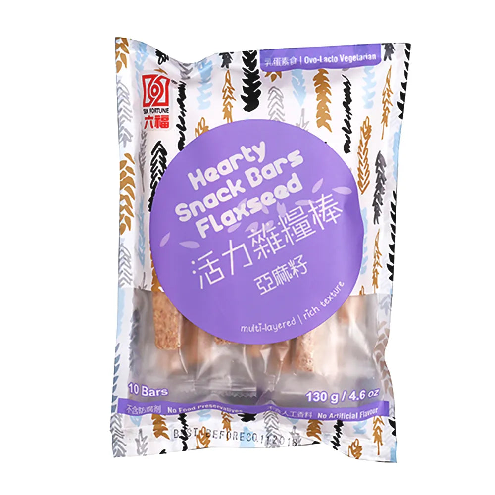 Hearty Snack Bars Flaxseed Flavor - 130g