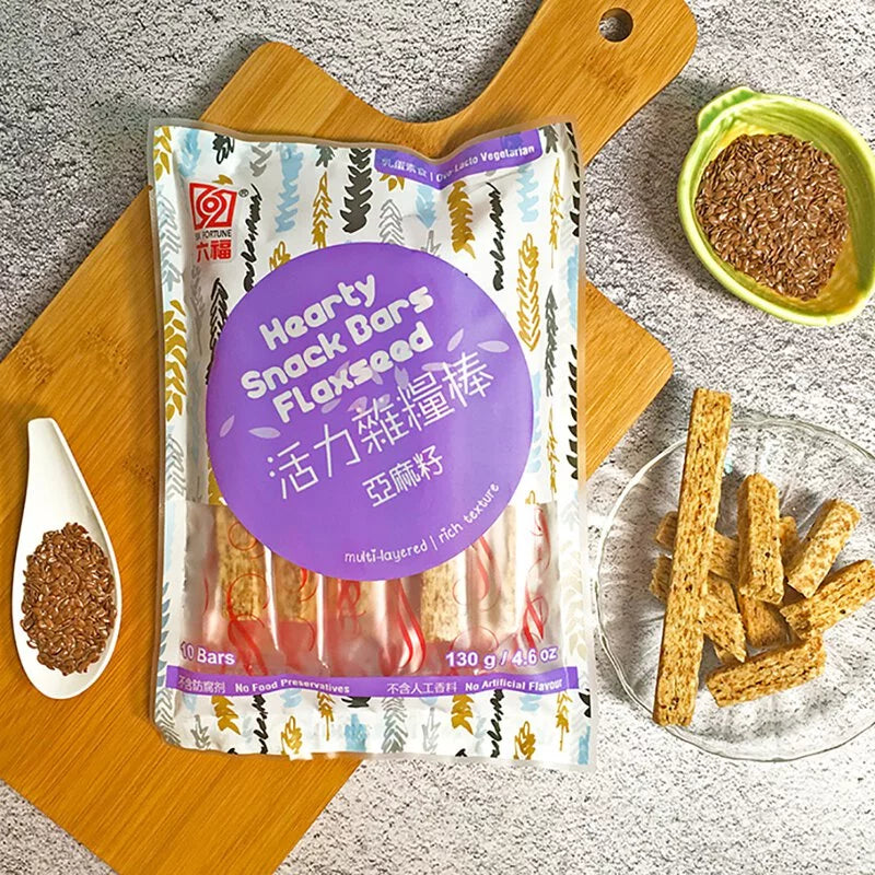 Hearty Snack Bars Flaxseed Flavor - 130g