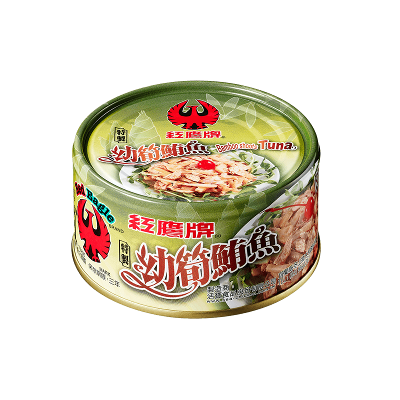 活寶紅鷹牌特製幼筍鮪魚 - 170g