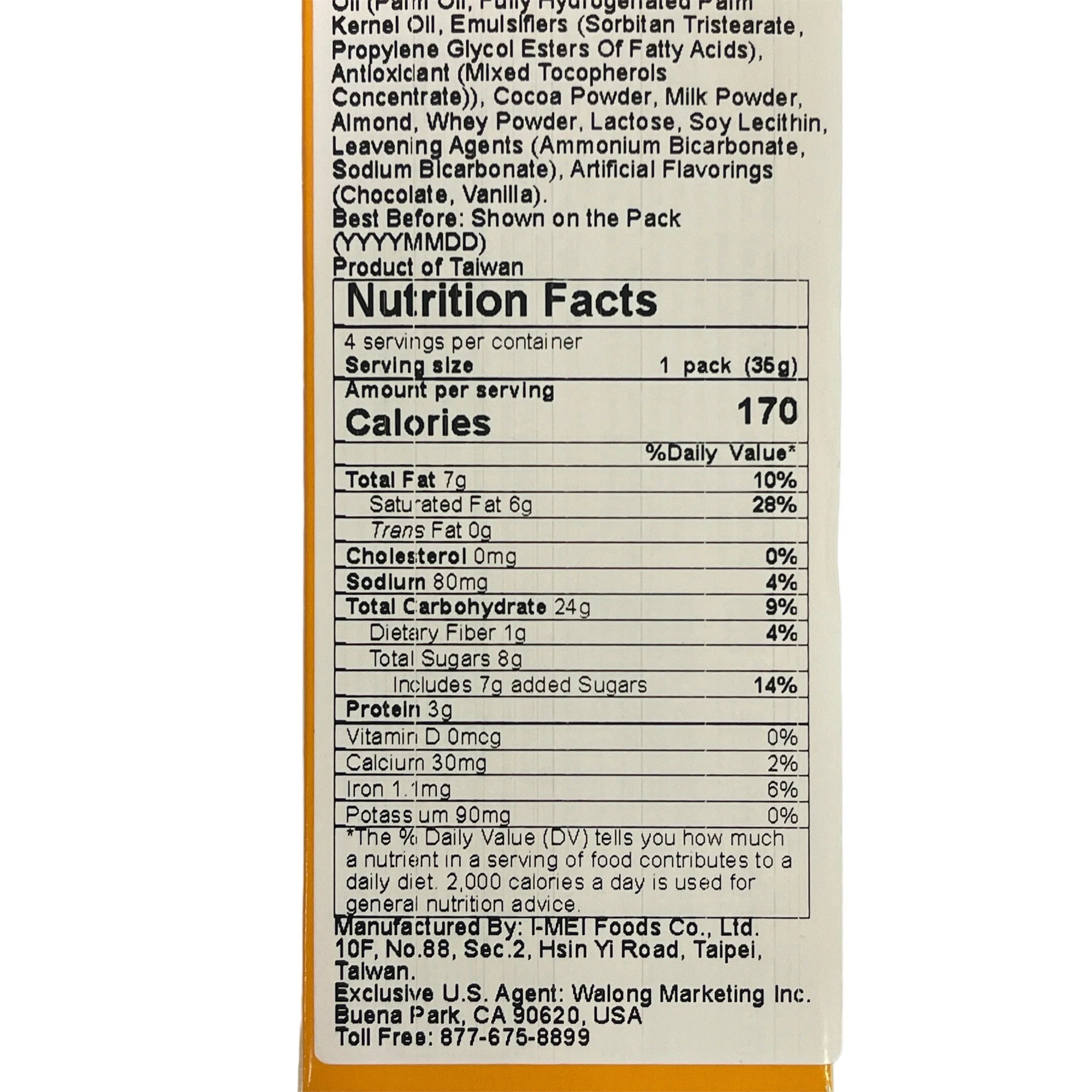IMEI Almond Crunch Choco Milk Chocolate - 140g