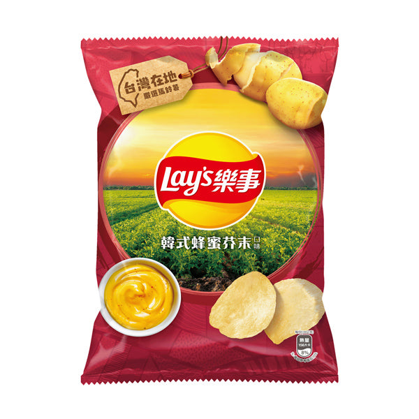 Lay's Korean Honey Mustard Flavor Potato Chips - 32g