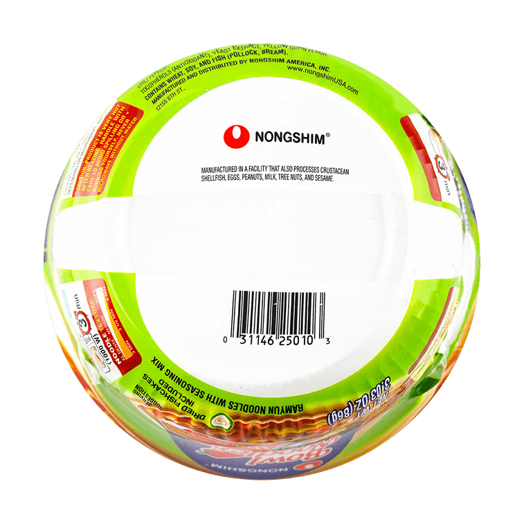 NONGSHIM Bowl Noodle Soup Hot & Spicy Flavor - 86g