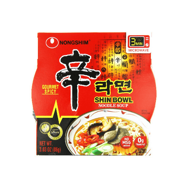 NONGSHIM Bowl Noodle Soup Shin Ramyun - 86g