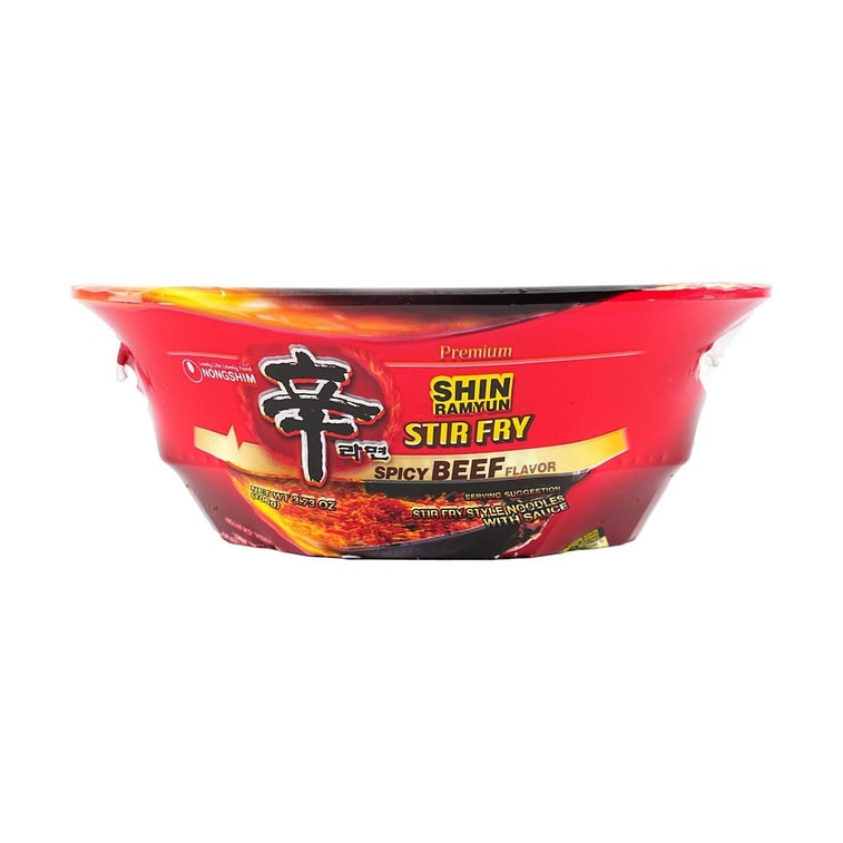 農心辛辣牛肉炒麵方碗 - 106g
