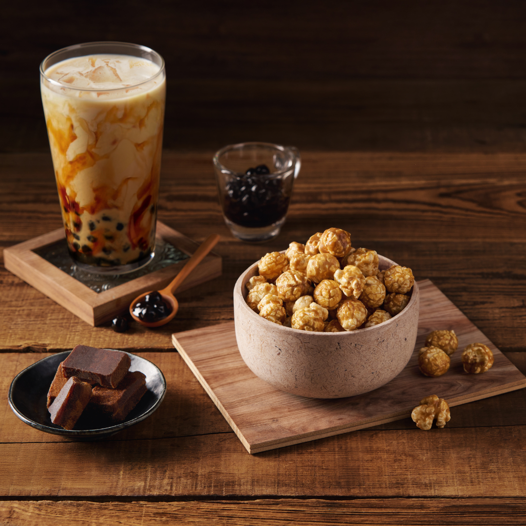 Chef Poppin Brown Sugar Boba Milk Tea Gourmet Coated Popcorn - 20g