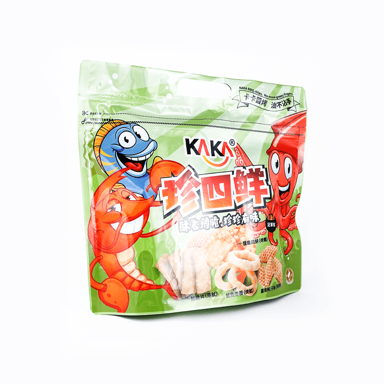 KAKA Mixed Squid Flavor Crackers - 120g