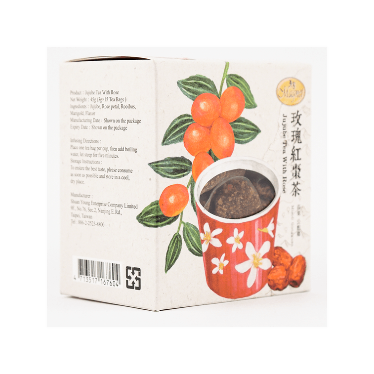 Magnet Jujube Tea w/ Rose - 3g x 15 Pack