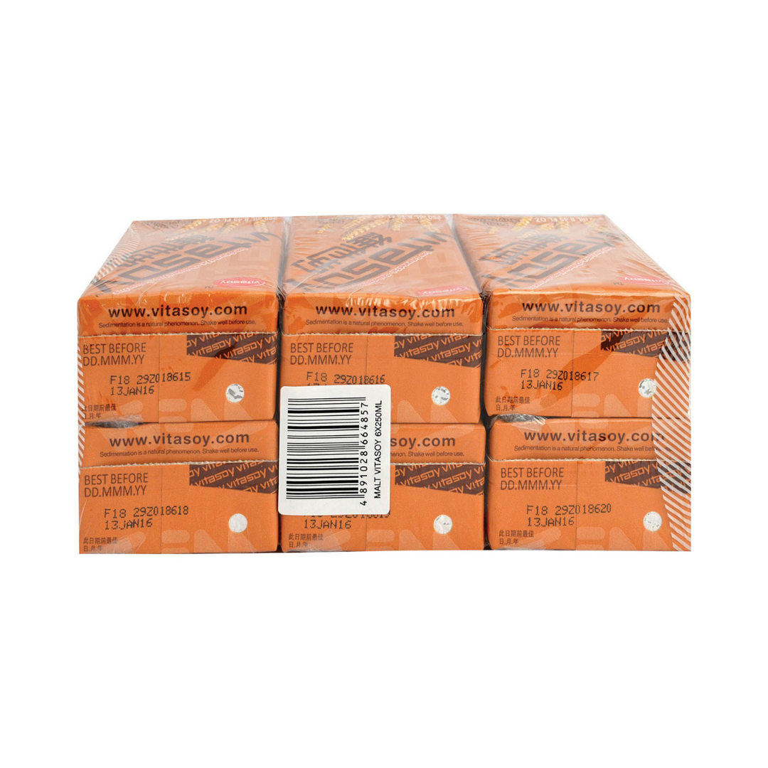 維他奶麥精豆奶 - 250ml x 6包