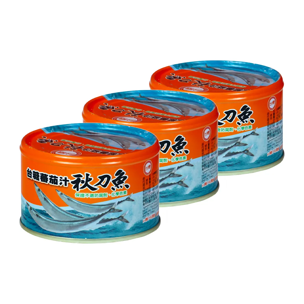 台糖 蕃茄汁秋刀魚 - 220g x 3