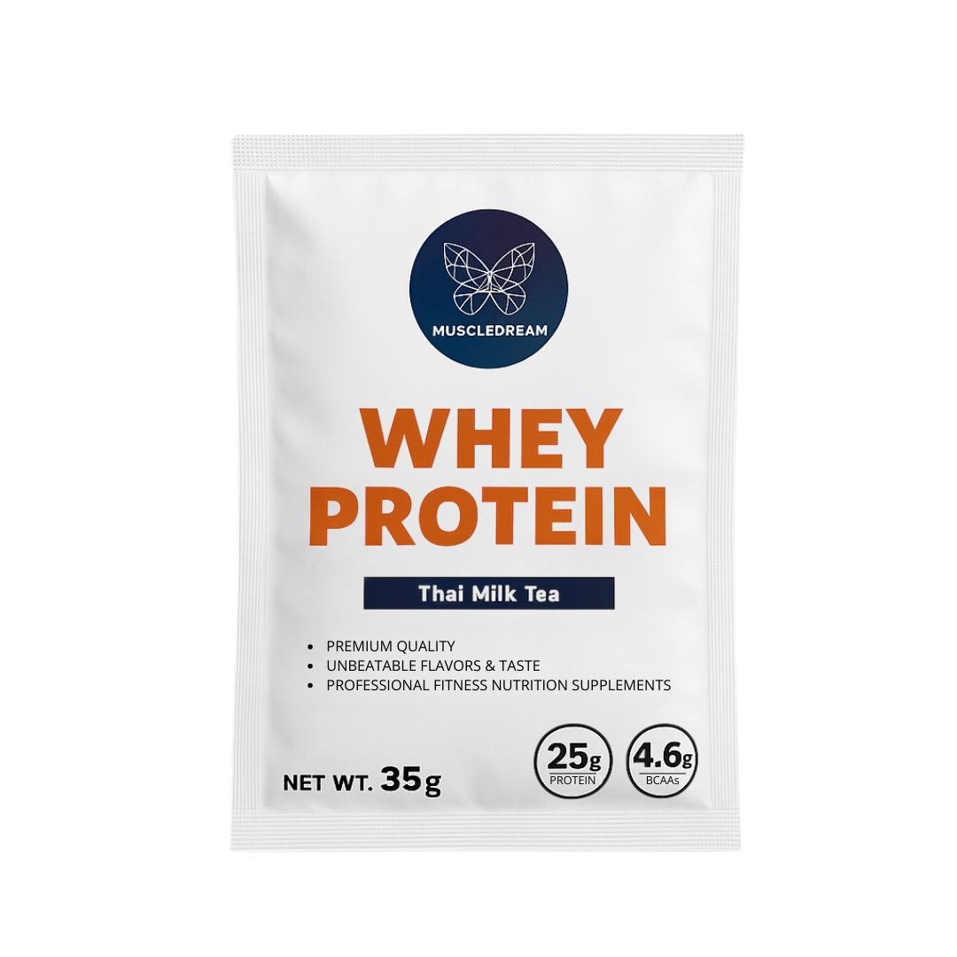 MUSCLEDREAM WHEY PROTEIN-Thai Milk Tea - 35g