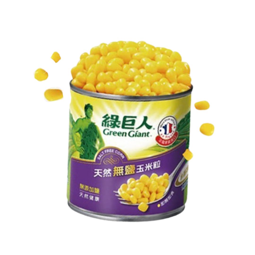 綠巨人 天然無鹽玉米 - 198g