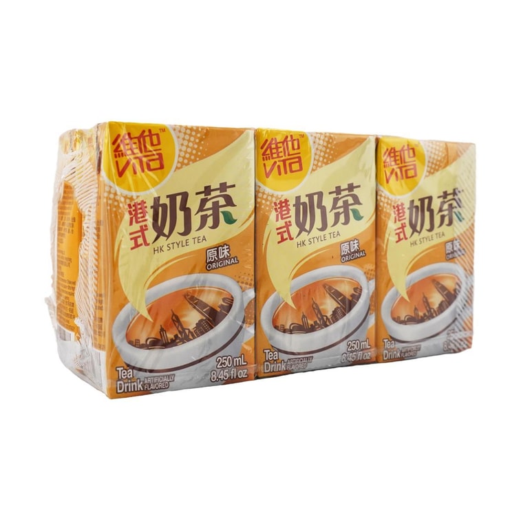 Vitasoy HK Style Tea Drink - 250ml x 6 Pack