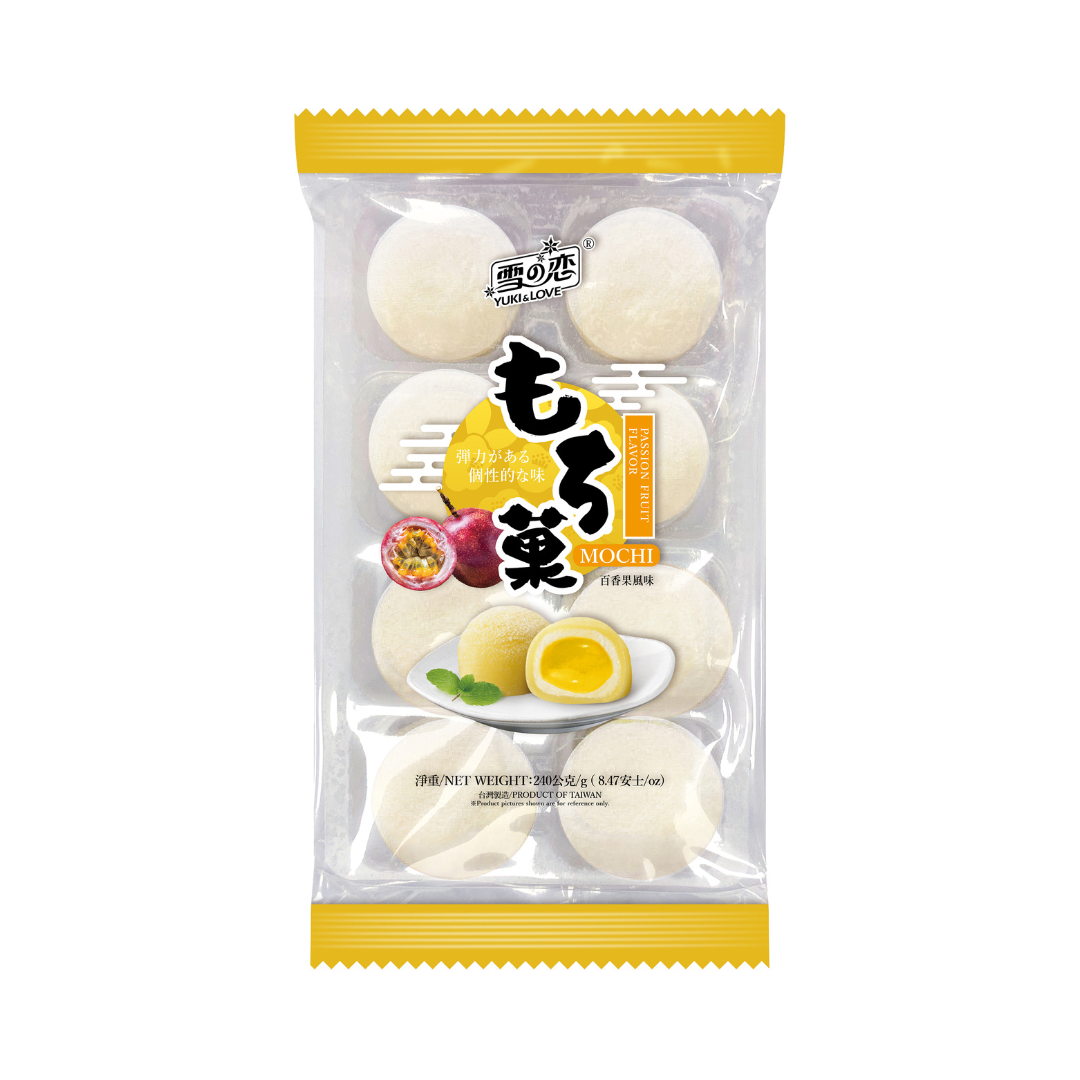 Yuki & Love Daifuku Mochi Passion Fruit - 240g