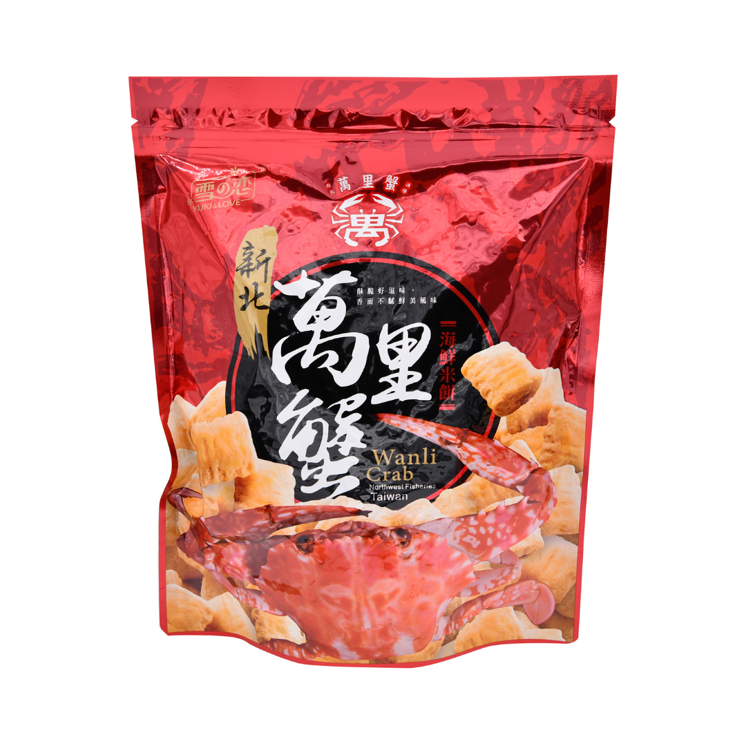 雪之戀萬里蟹海鮮米餅 - 160g