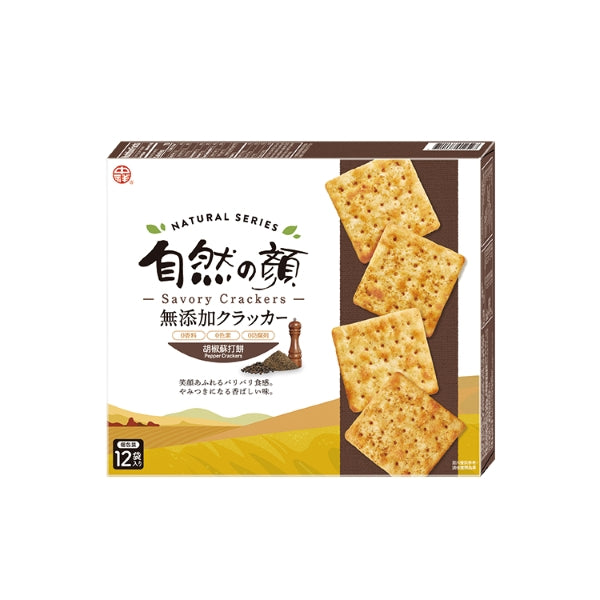 自然の顏 胡椒蘇打餅乾 - 174g