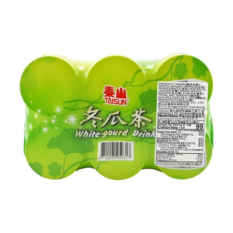Taisun White Gourd Drink - 310ml x 6 Pack