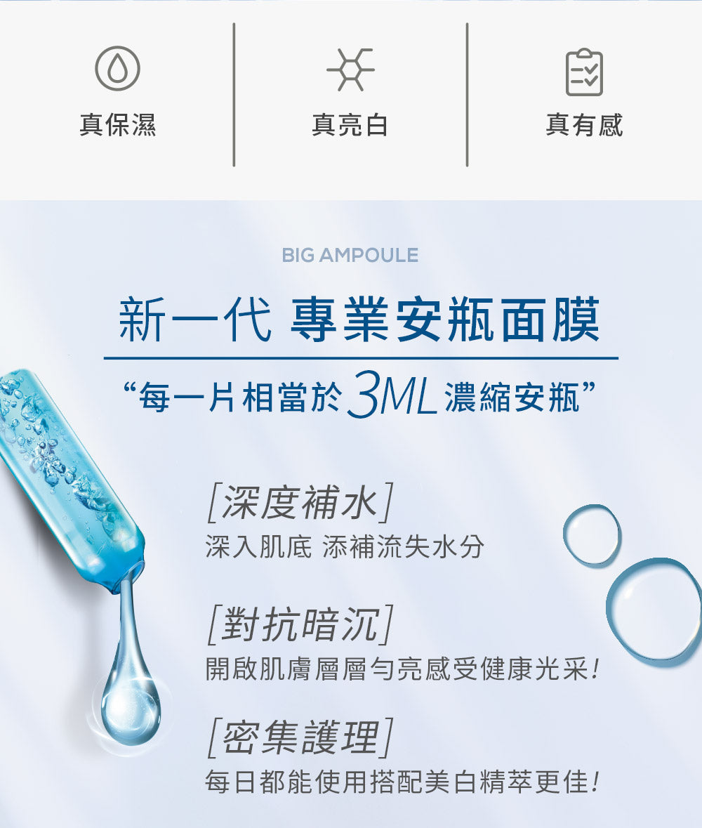 Dr. May 专业级大安瓶补水面膜 - 4片/盒