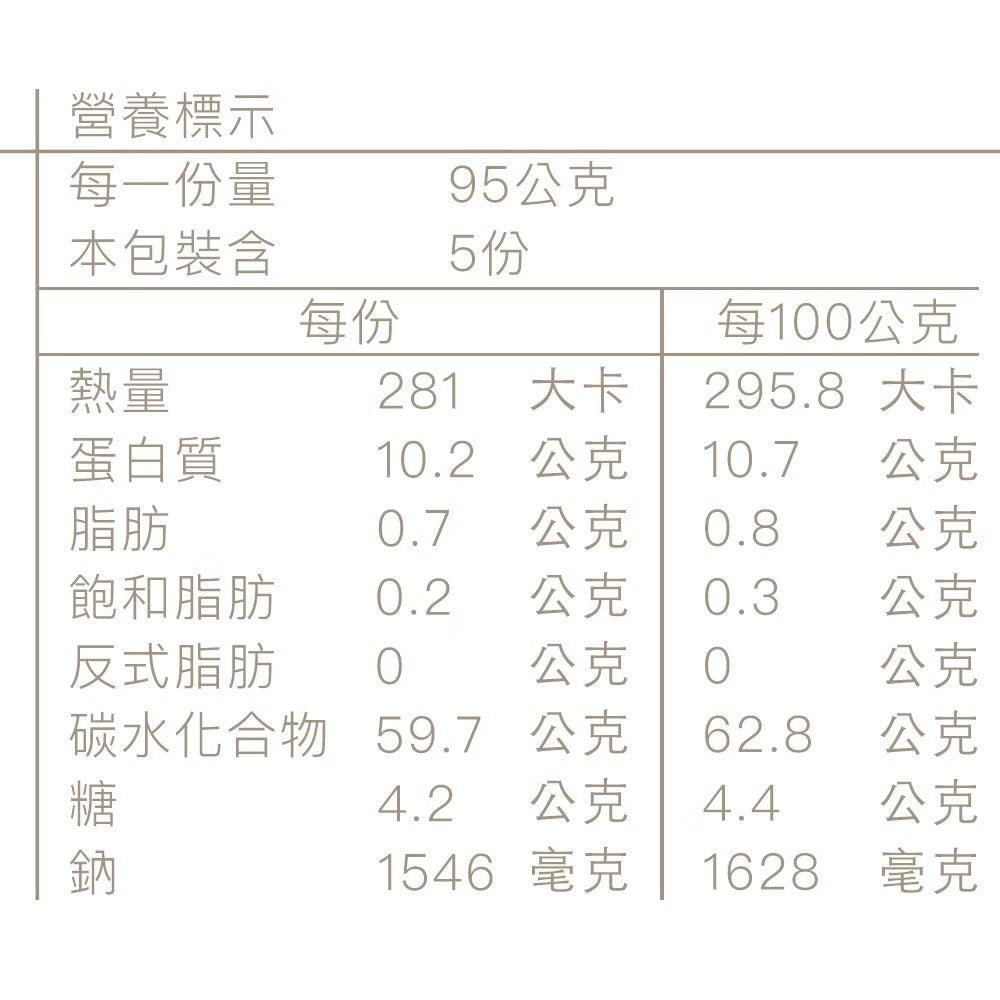 阿舍食堂 阿舍意麵 原味 - 95g x 4包
