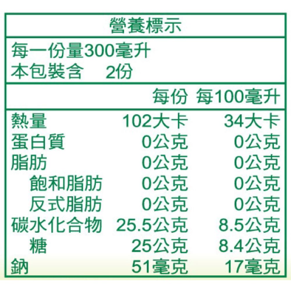 波蜜蘆筍汁 - 300ml