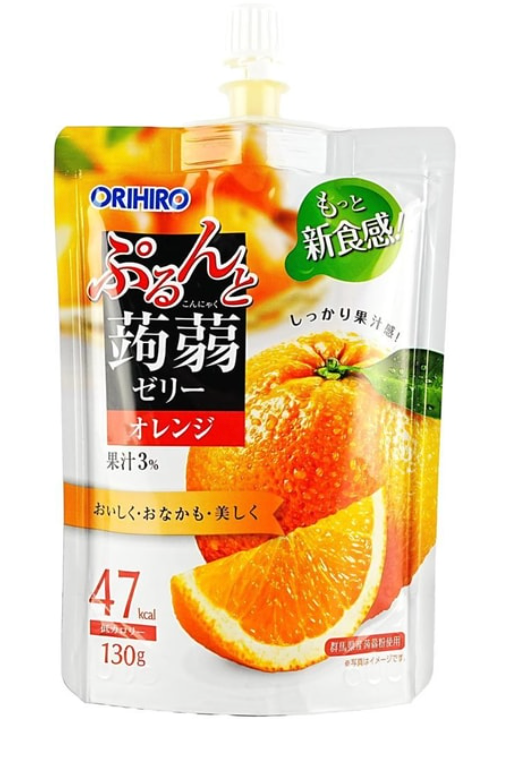 Orihiro Konjac Jelly Orange - 130g – ding-go