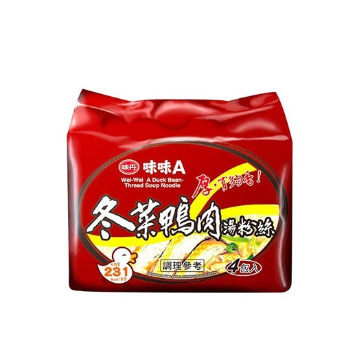 味味A 冬菜鴨肉湯粉絲 - 60g x 4