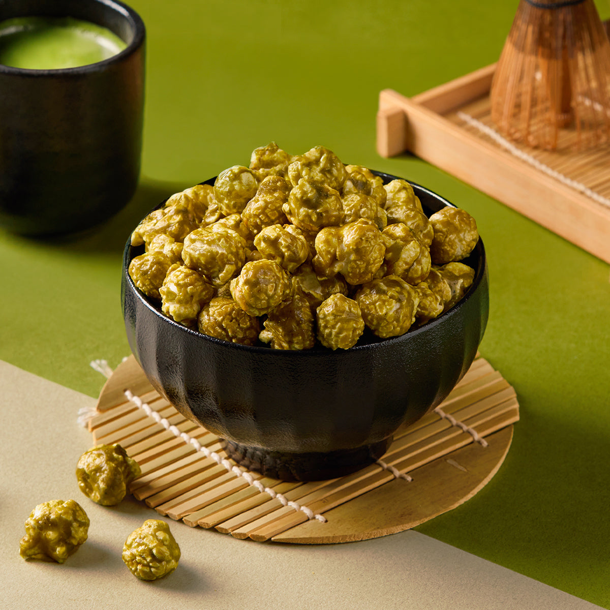 Chef Poppin Matcha Gourmet Coated Popcorn - 50g