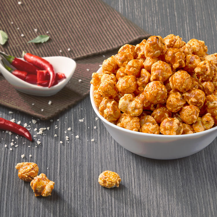 Chef Poppin Chili & Spice Gourmet Coated Popcorn - 50g