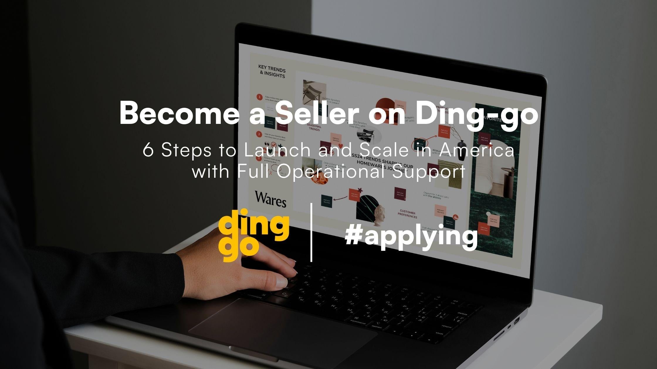 How to Apply to Become a Seller on Ding-go