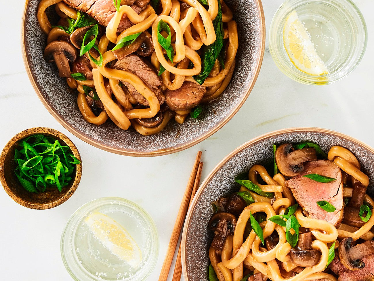 Grilled Pork Wasabi Udon