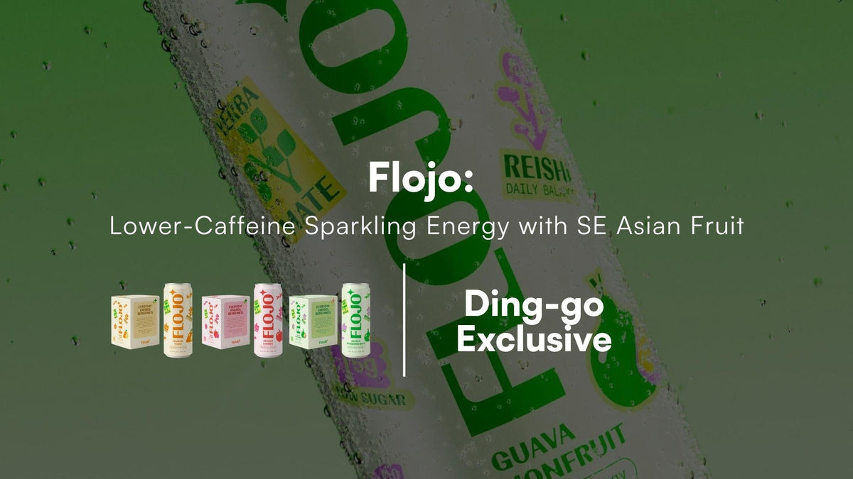 Flojo: Lower-Caffeine Sparkling Energy with Southeast Asian Fruit