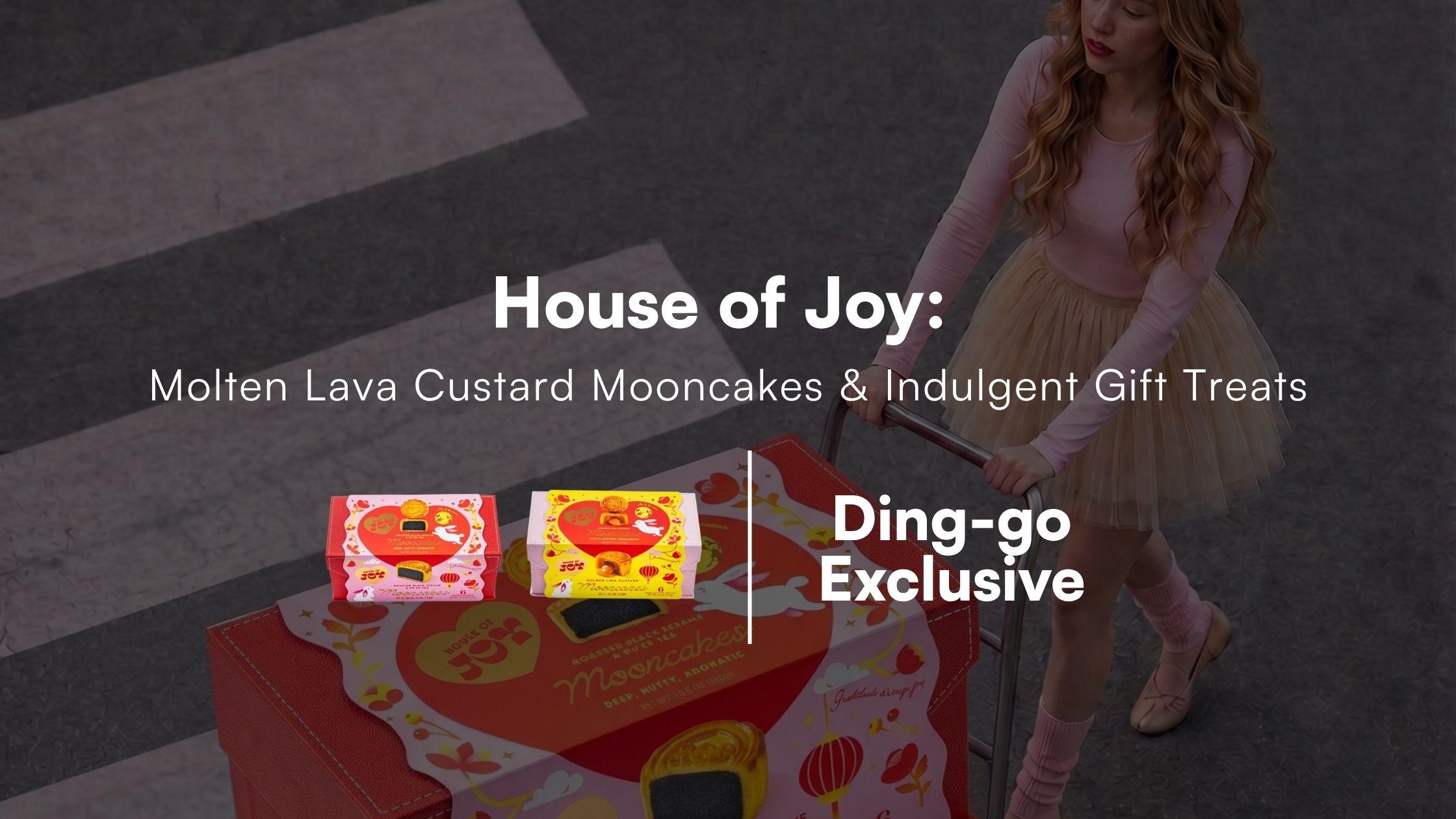 House of Joy: Molten Lava Custard Mooncakes & Indulgent Gift Treats