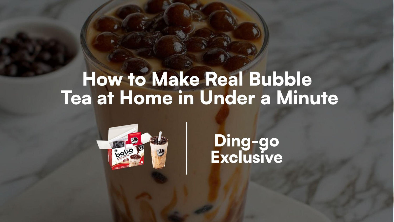 How to Make Real Bubble Tea at Home in Under a Minute