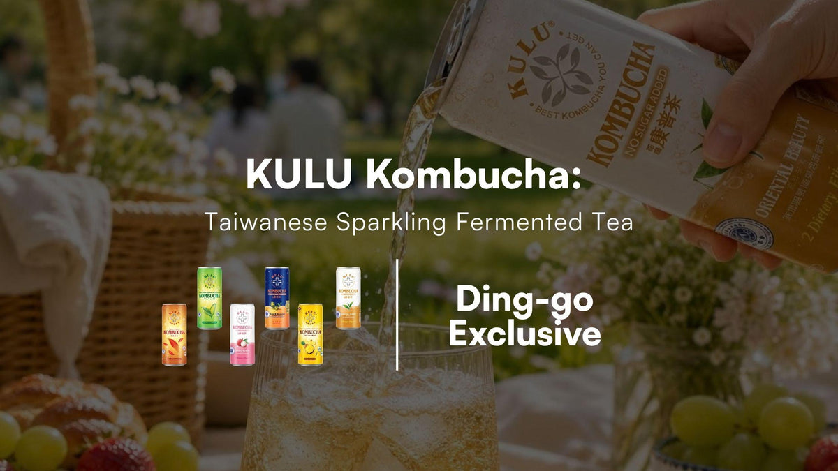 KULU Kombucha: Taiwanese Sparkling Fermented Tea