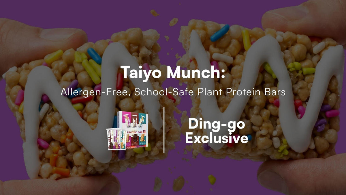 Taiyo Munch: Allergen-Free, School-Safe Plant Protein Bars