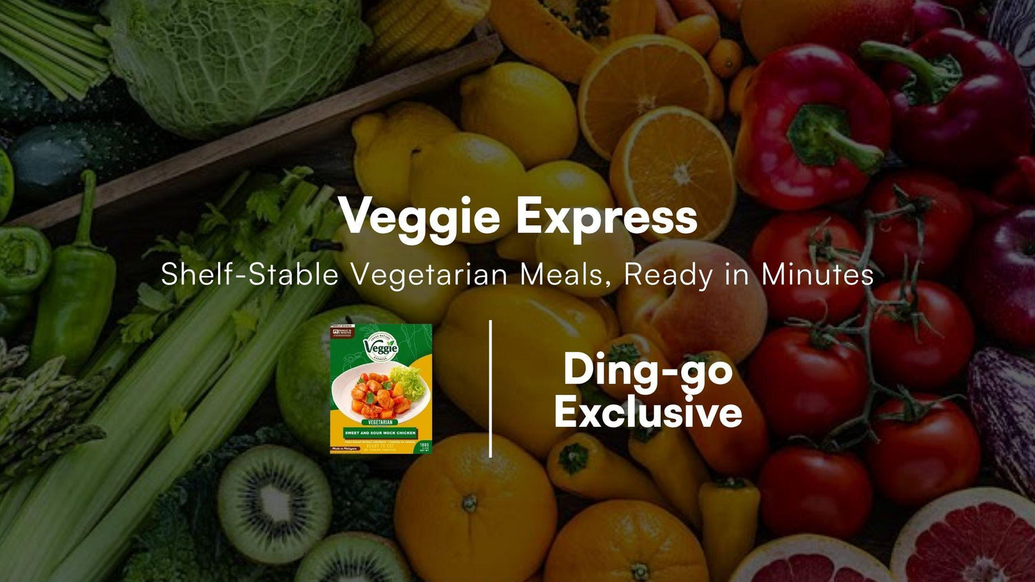 Veggie Express: Shelf-Stable Vegetarian Asian Meals, Ready in Minutes