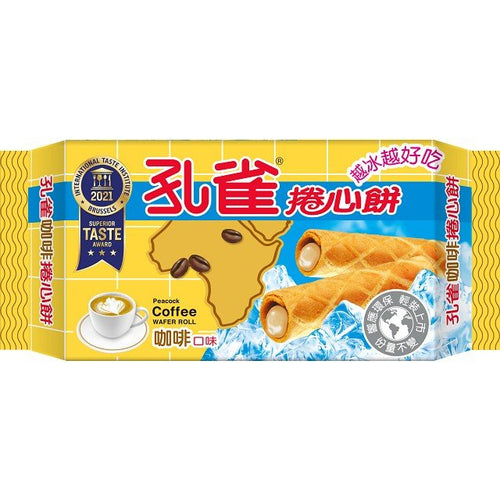 孔雀捲心餅 咖啡 - 63g