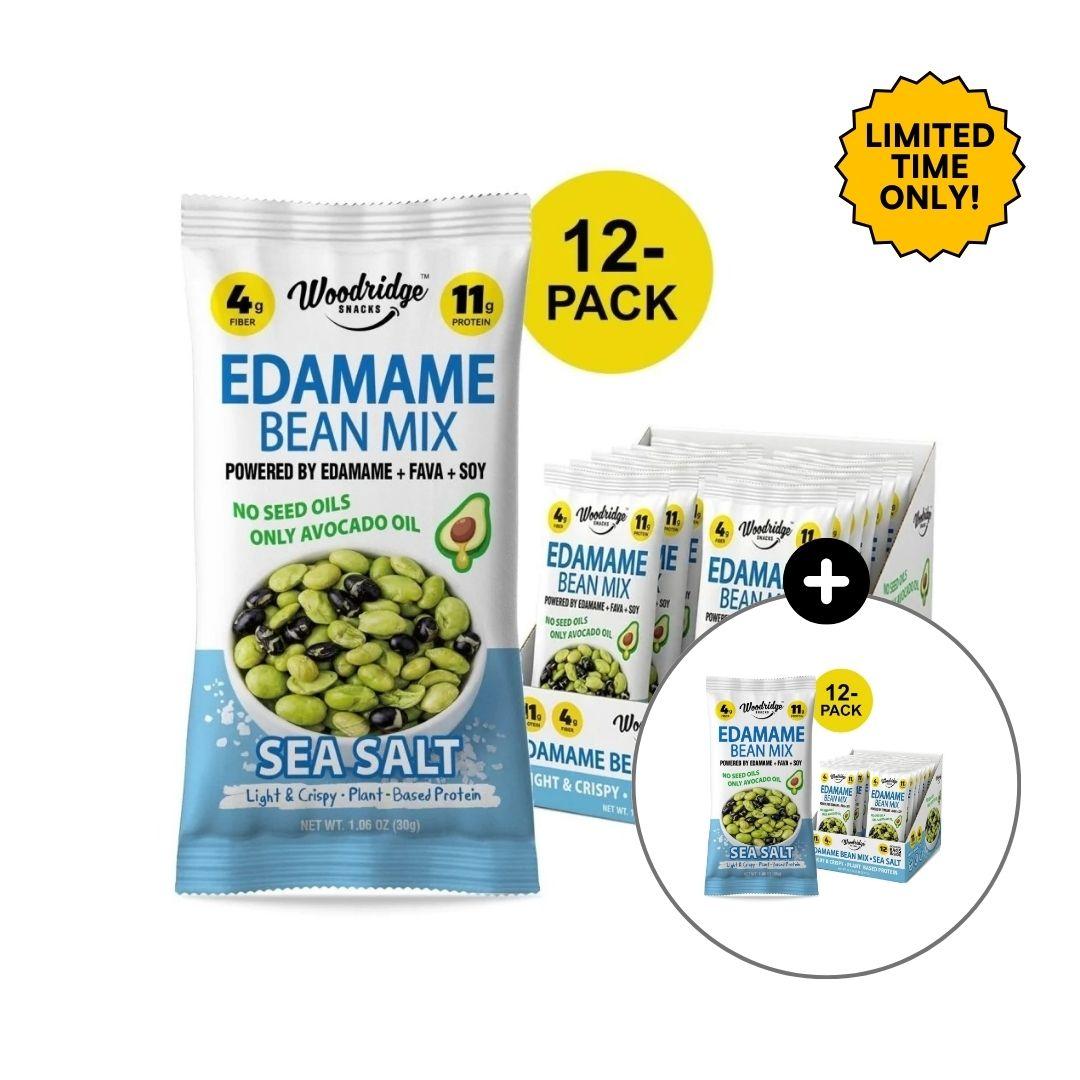 Woodridge Snacks Edamame Bean Mix (1.06 oz. x 12 packs per display) - 30g
