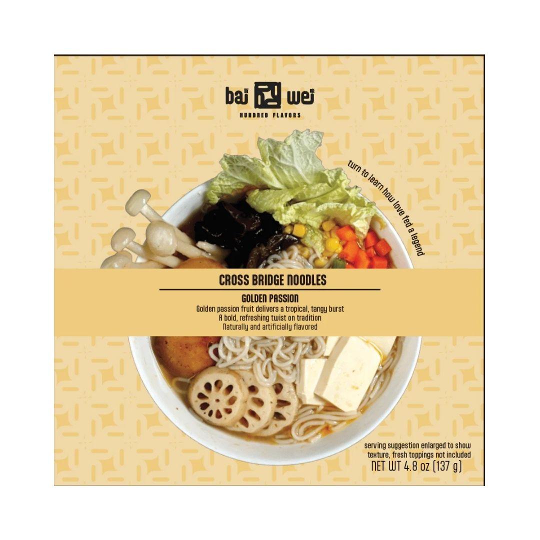 Golden Passion (Passion Fruit Flavor) Cross Bridge Noodles - 137g