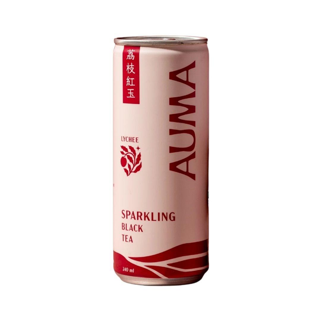 AUMA Lychee Sparkling Black Tea - 8oz