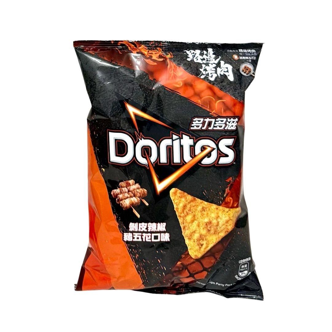 Doritos Peeled Chili Pepper Pork Belly Flavor Tortilla Chips - 90g [Limit 1 Per Order]