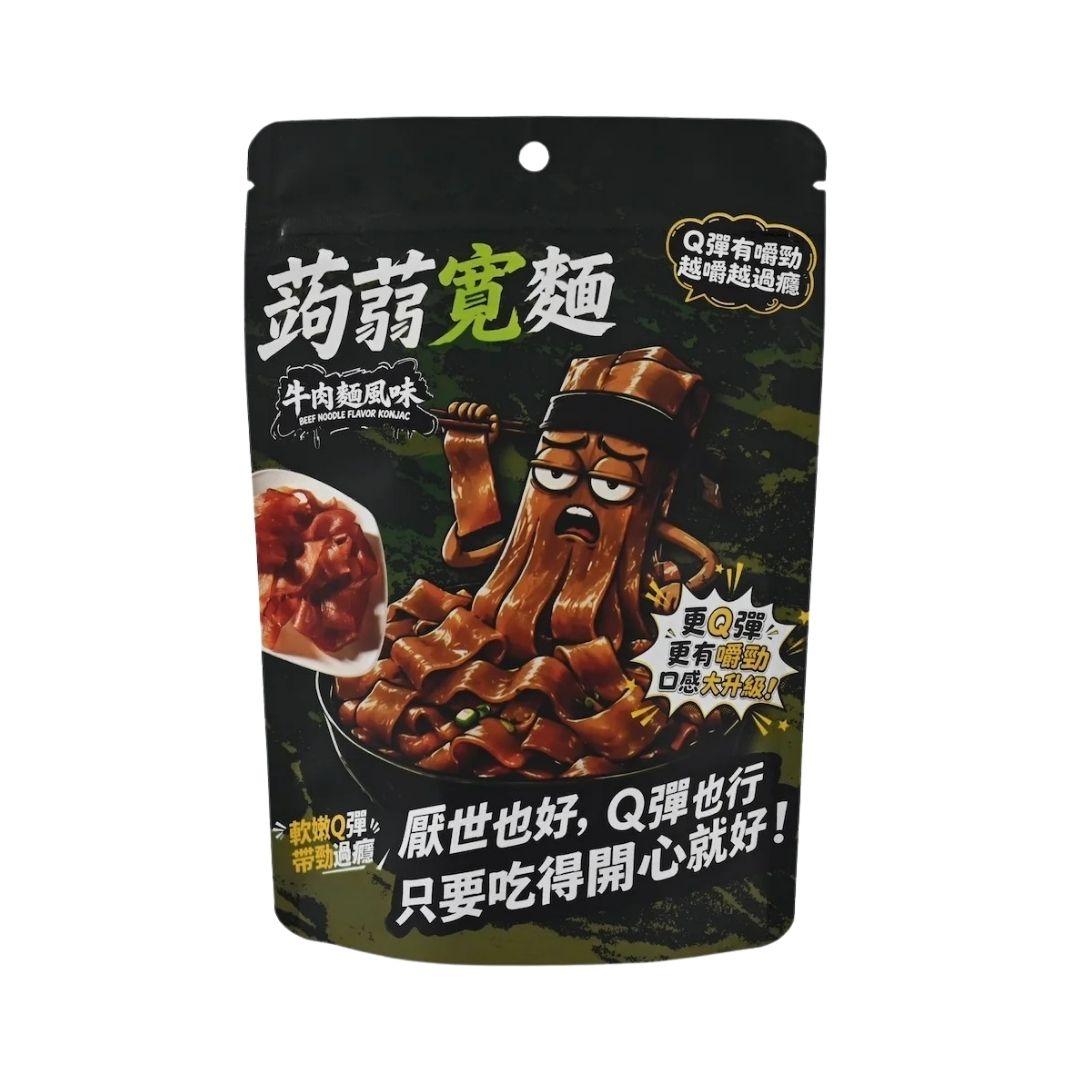 Konjac Jerky Beef Wide Noodle Flavor - 100g
