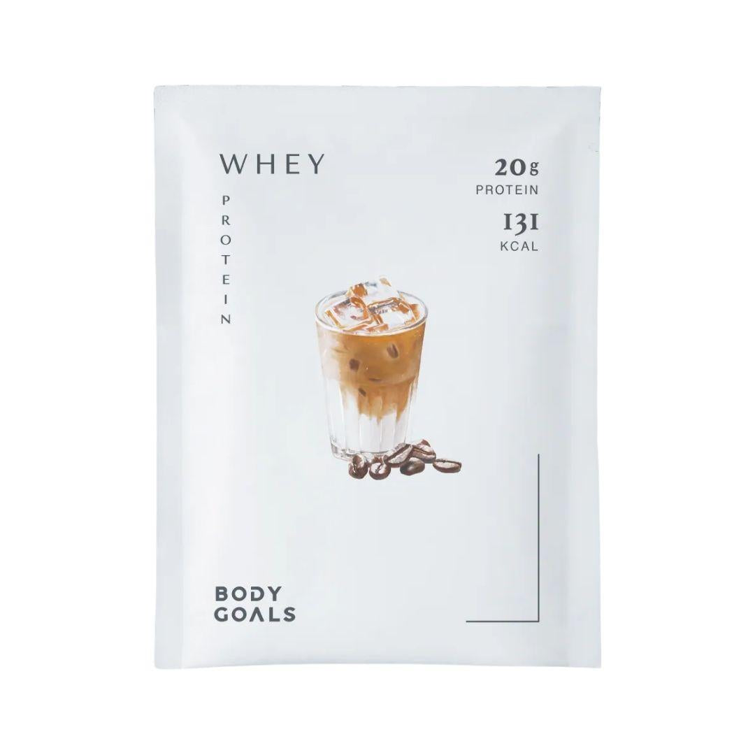Body Goals Whey Protein Drink Sachet Caffe Latte - 31g