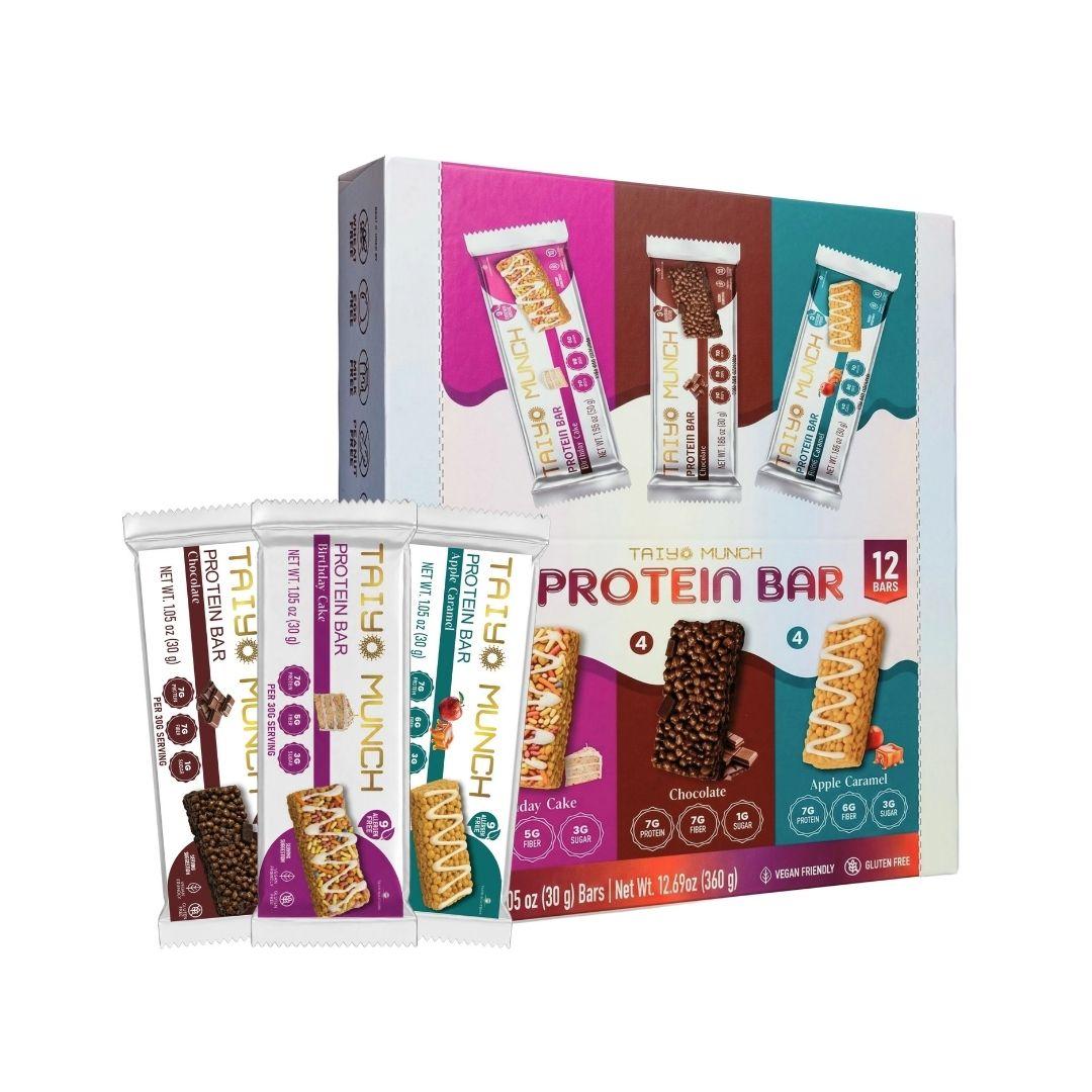 TAIYO MUNCH Protein Bar - 30g x 12 Pack