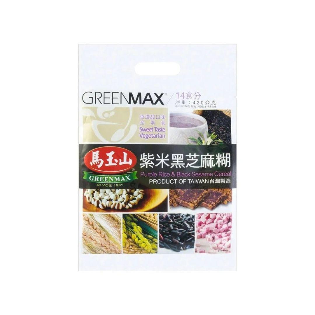 GreenMax Purple Rice and Black Sesame Cereal - 30g x 14 Pack