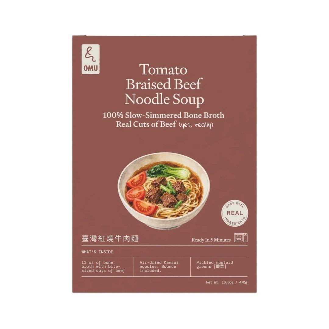 OMU Tomato Braised Beef Noodle Soup - 470g