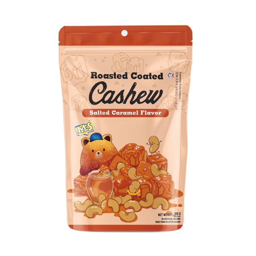 IYES Roasted Coated Cashew Salted Caramel Flavor - 100g