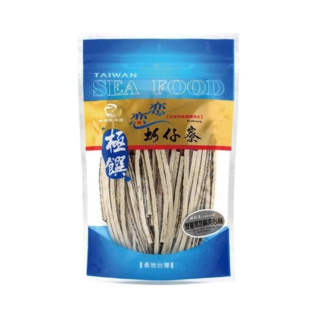 Love Ke-zi-liao Double Black Sesame Fish Snack Strips - 130g